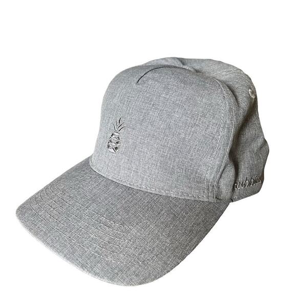 Chubbies Men’s Gray Performance Pineapple SnapBack Baseball Cap Hat One Size - Picture 1 of 9
